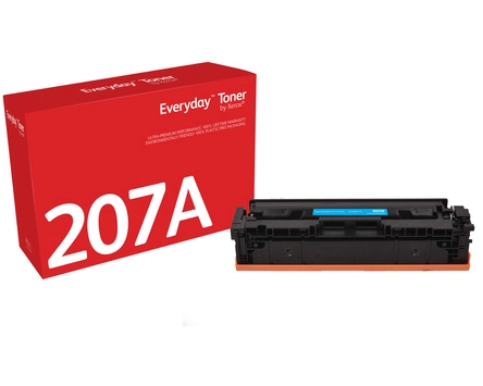 Everyday Cyan Toner by compatible with HP 207A (W2211A), Standard capacity. Black toner page yield: 1250 pages, Colour toner page yield: 1250 pages, Printing colours: Cyan, Quantity per pack: 1 pc(s)