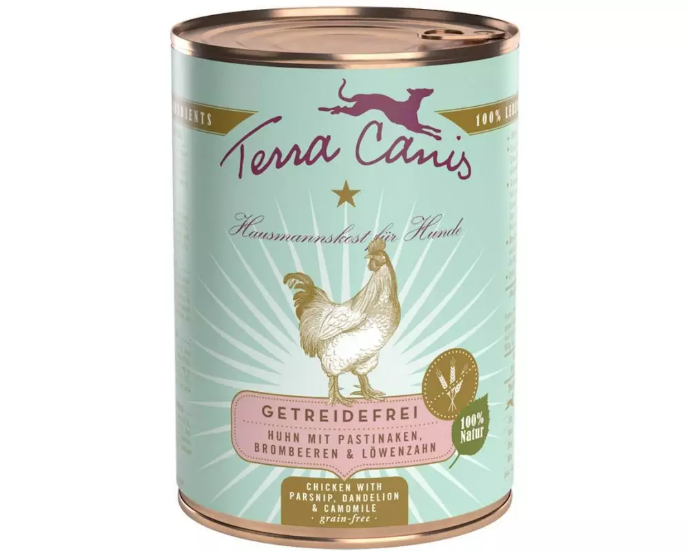 Terra Canis Nassfutter Menü getreidefrei mit Huhn, 400 g