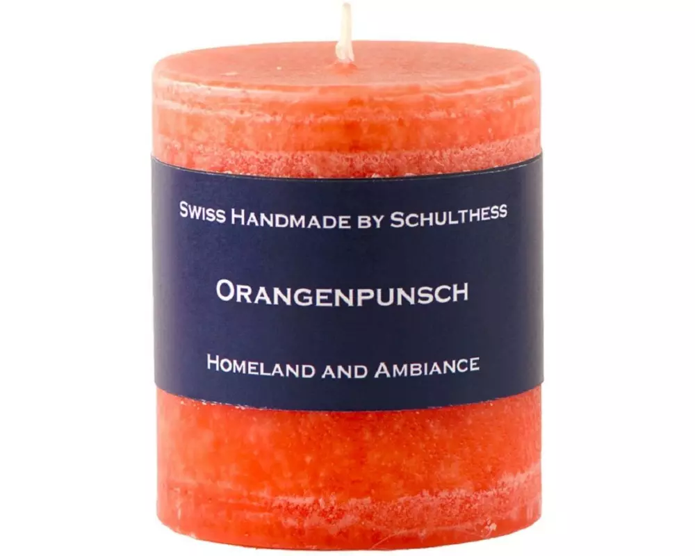 Schulthess Kerzen Duftkerze Orangenpunsch 7 x 8 cm