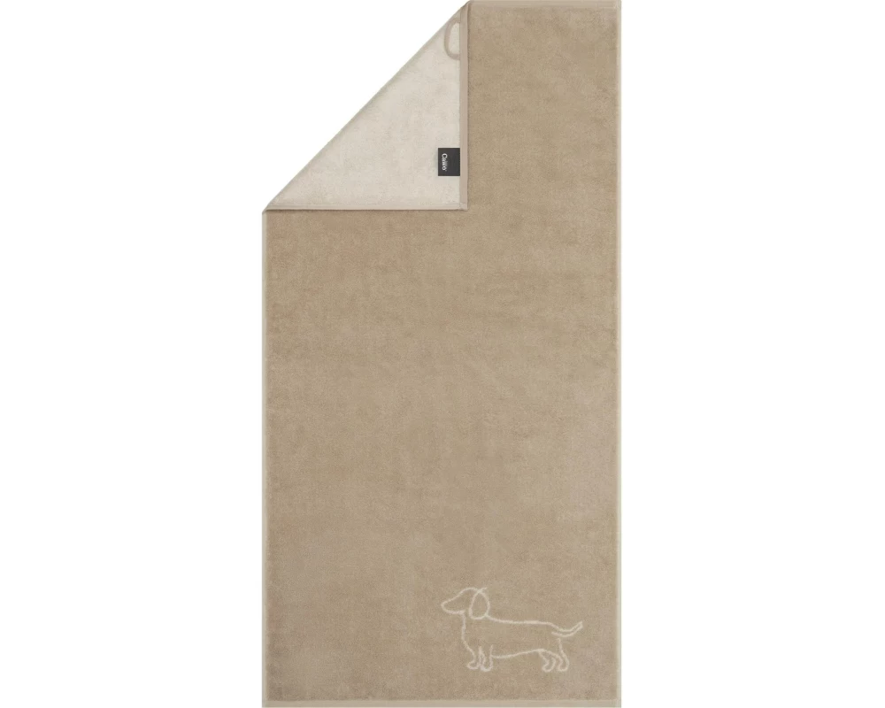 Cawö Duschtuch We Love Dogs Companion, 80 x 150 cm, Beige
