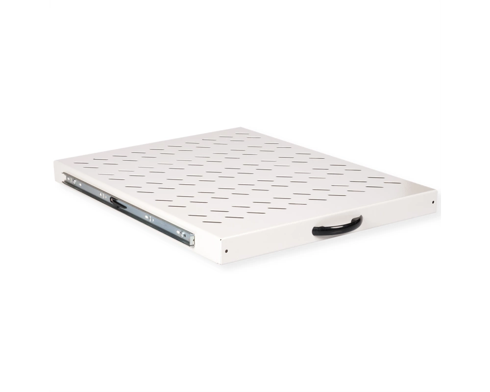 ROLINE 19-Zoll Fachboden 1 HE, ausziehbar 550 T 25 kg grau