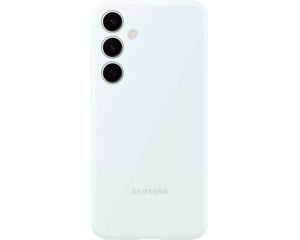 Samsung Back Cover Silicone Galaxy S24+ Weiss