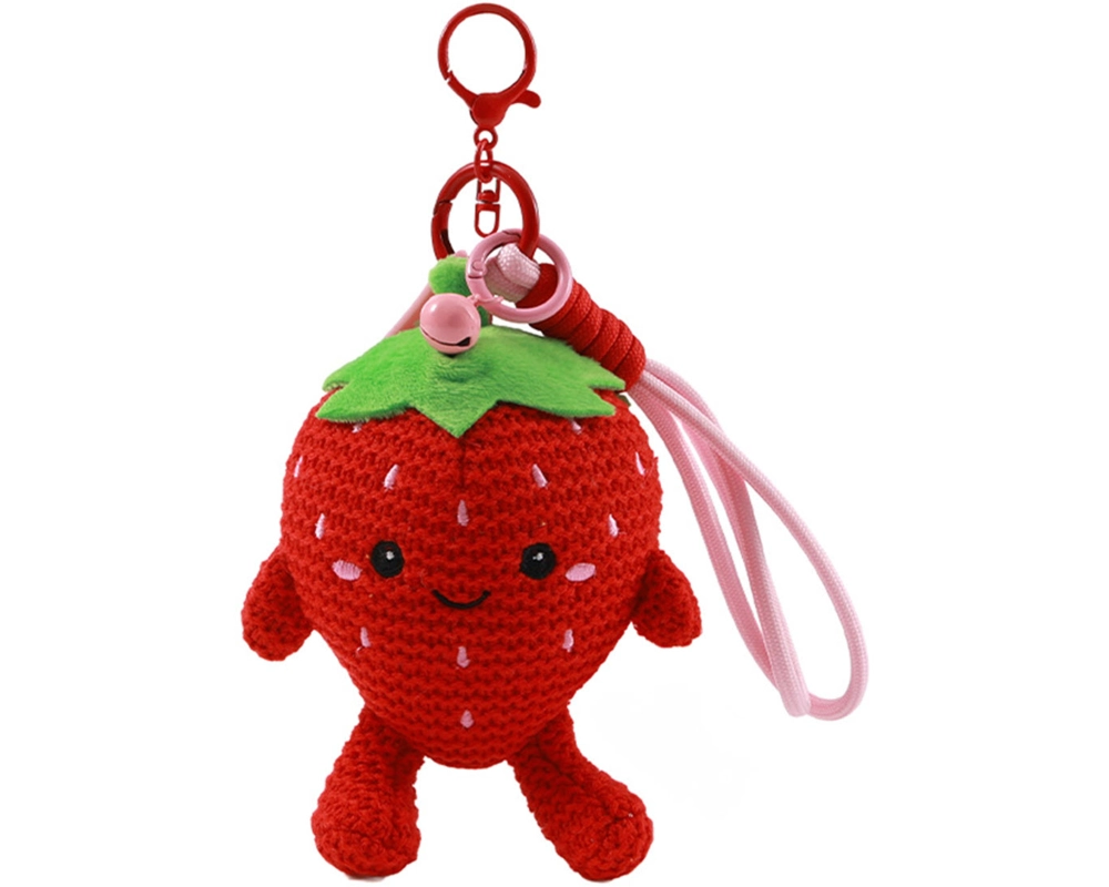 I-TOTAL Schlüsselanhänger gehäkelt XL3455F Stella Strawberry