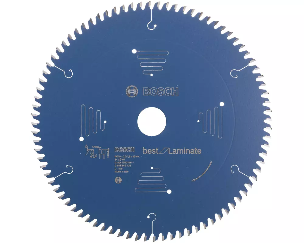 Bosch Professional Kreissägeblatt Best Laminate, 254 x 30 x 2.5 mm, Z 84