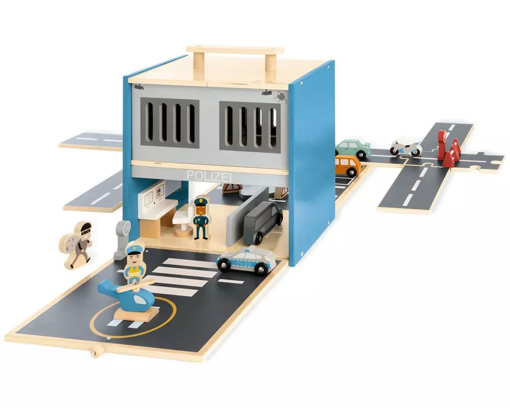 Pinolino Spielwelt «Polizeiwache Gordon» mit Zubehör