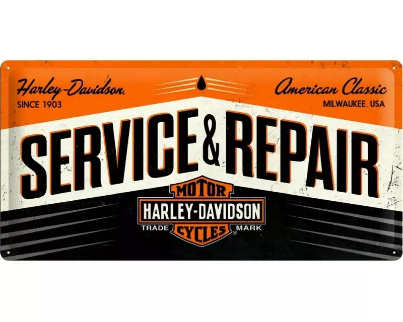 Nostalgic Art Schild Harley Davidson 50 cm x 25 cm, Metall