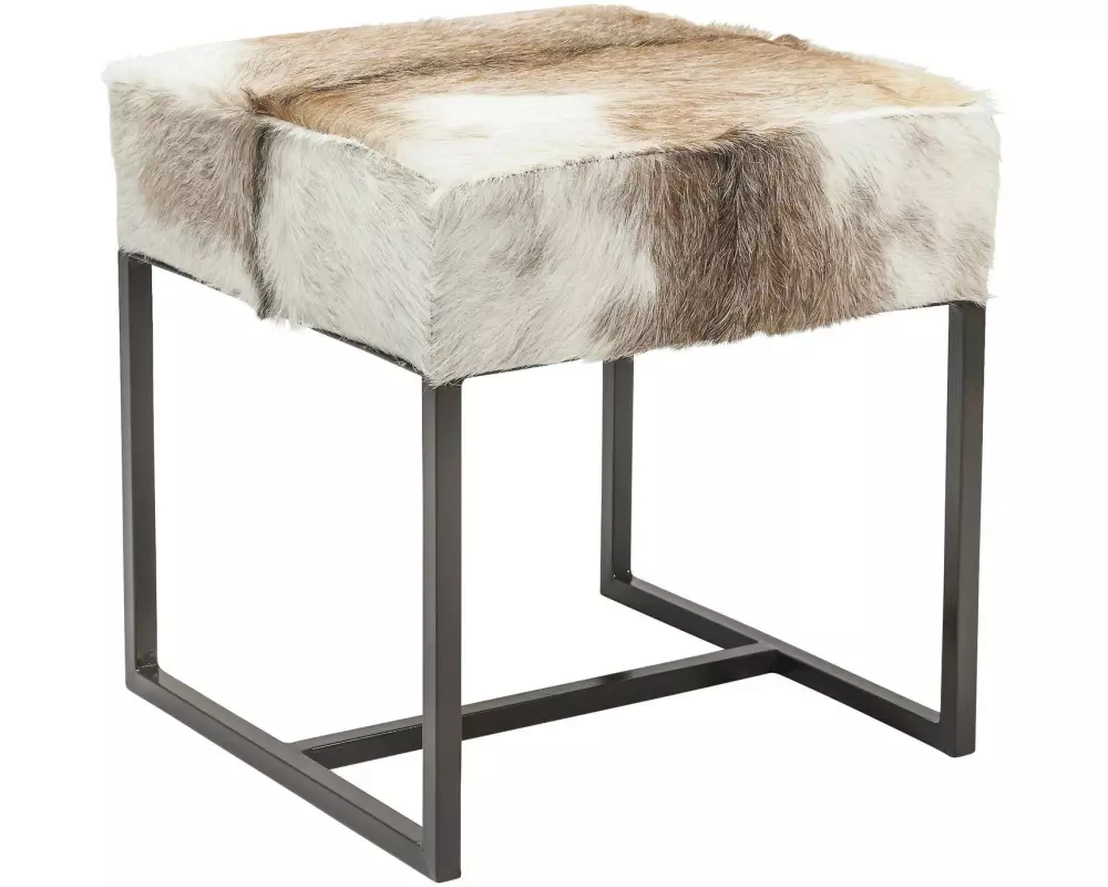 Kare Hocker Country Life 45 x 47 cm, Beige-Braun