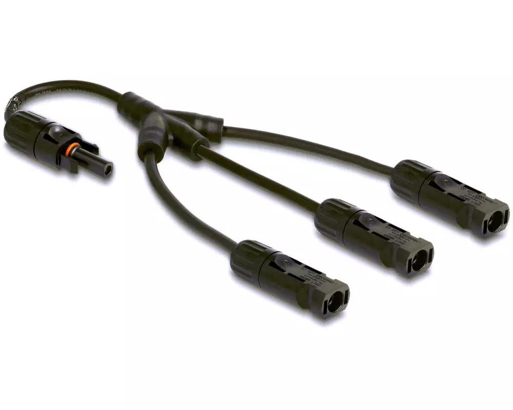 Delock Splitter Kabel DL4 1x Buchse zu 3x Stecker 4 mm², 35 cm