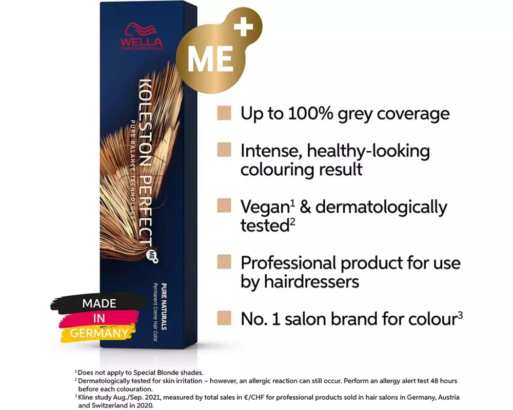 wella Koleston Perfect Me+ 8/03 hellblond natur-gold 60 ml