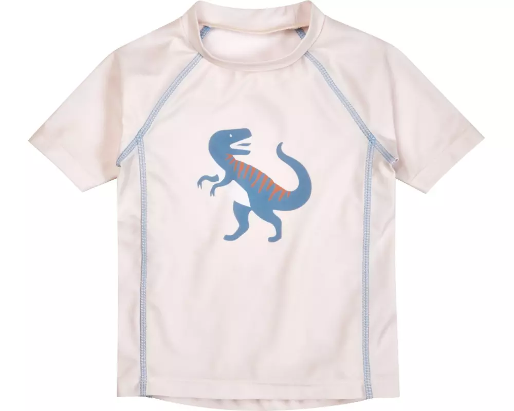 Playshoes UV-Shirt kurzarm Dino Ecru Gr. 110/116