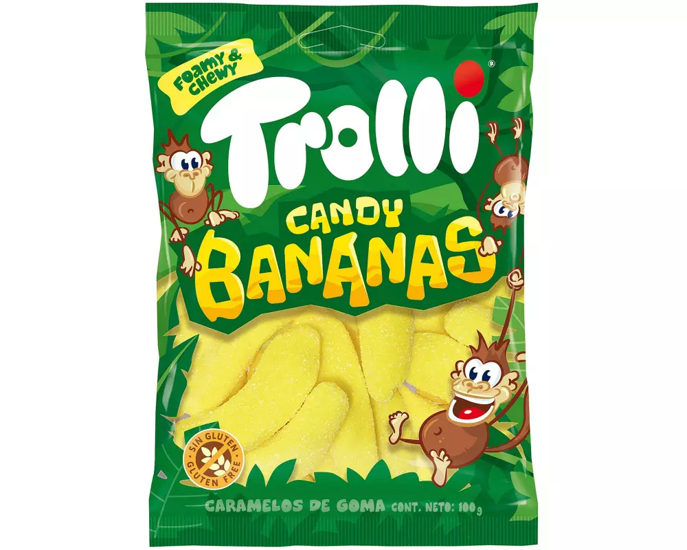 Trolli Gummibonbons Candy Bananas 100 g