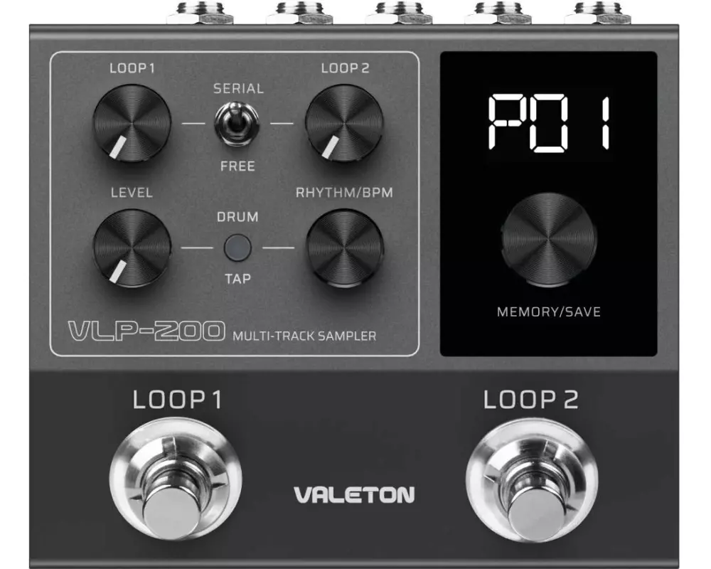 Valeton VLP-200 Multitrack-Sampler Dual Looper