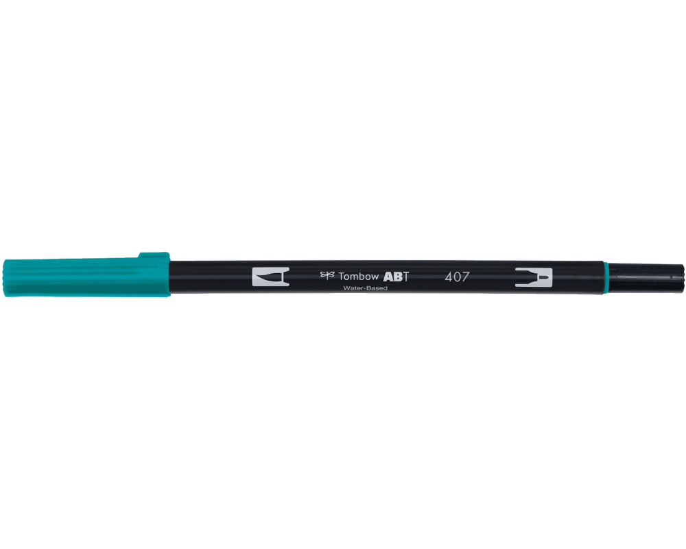 TOMBOW Dual Brush Pen ABT-407 tiki teal