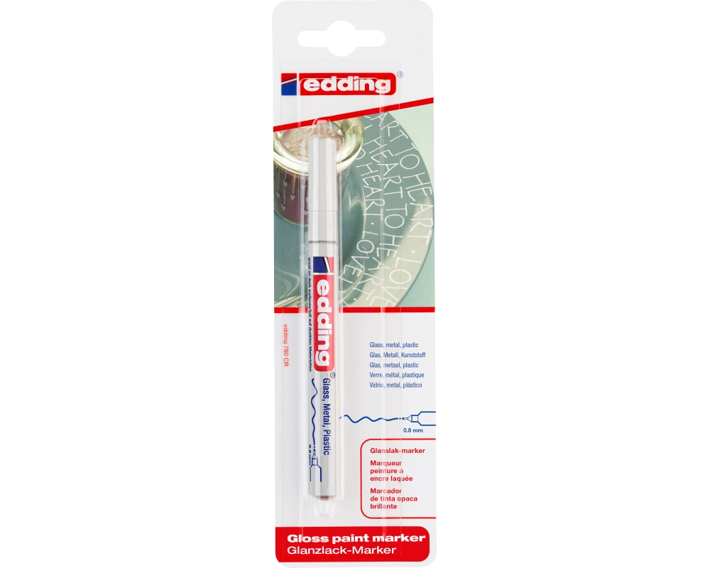 EDDING Paintmarker 780 0.8mm 780BLI-49 CREA weiss Blister
