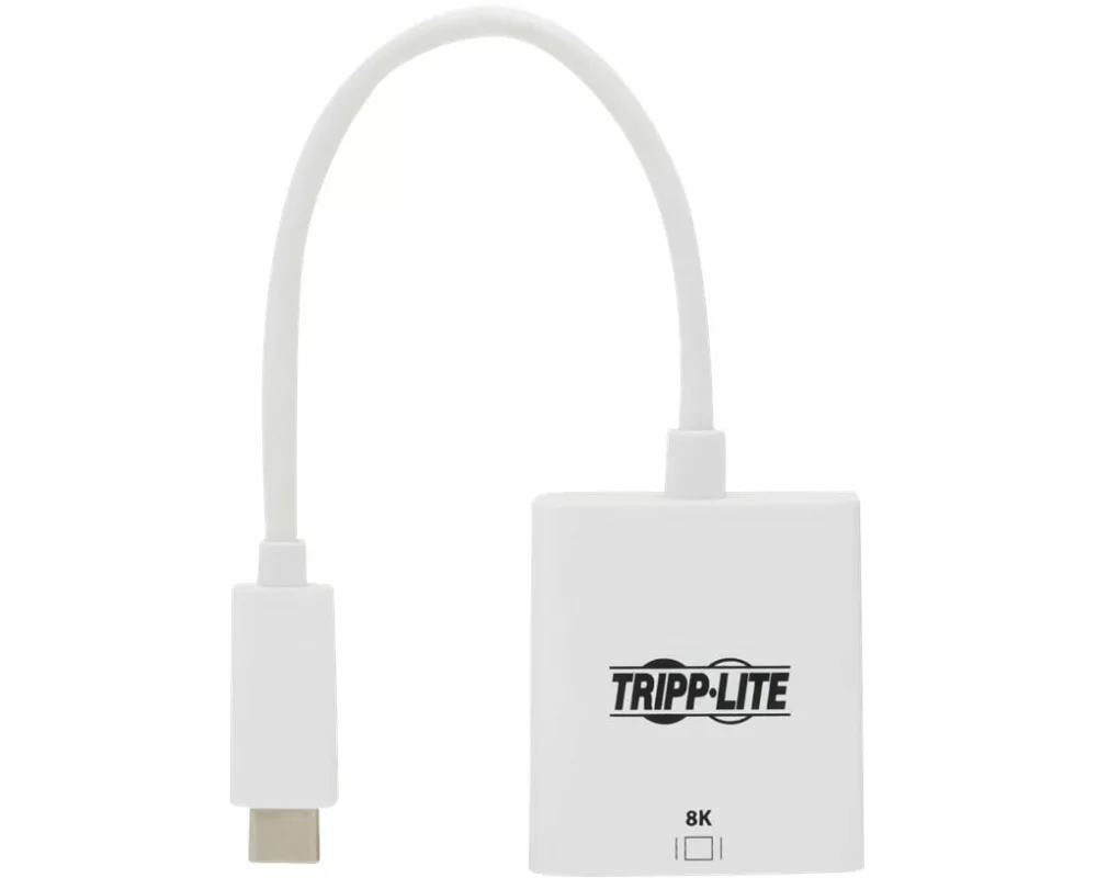EATON TRIPPLITE USB-C to HDMI, Adapter, M/F, 8K, HDR, 4:4:4, HDCP, 2.3, White