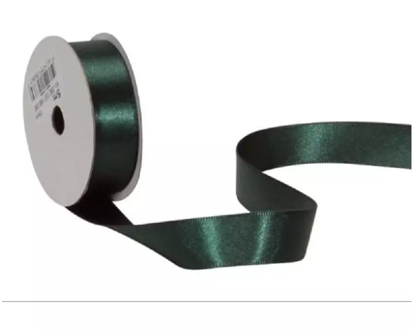Spyk Satinband 16 mm x 5 m, Dunkelgrün