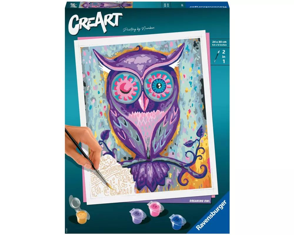 Ravensburger Malen nach Zahlen Serie C Dreaming Owl