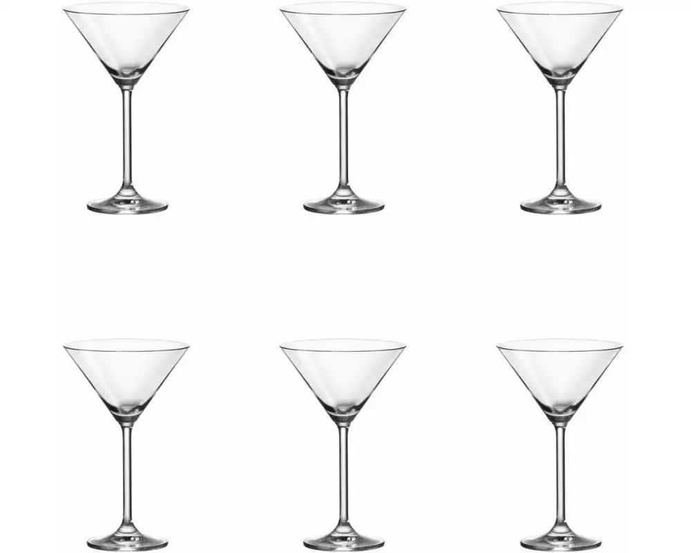Leonardo Martiniglas Daily 270 ml, 6 Stück, Transparent