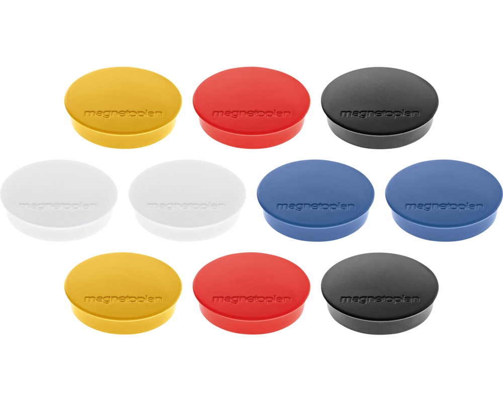 MAGNETOPLAN Magnet Discofix Standard 30mm 1664210 assortiert 10 Stk.