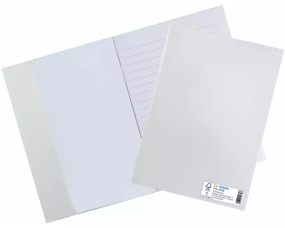HERMA Einbandpapier A5 Weiss