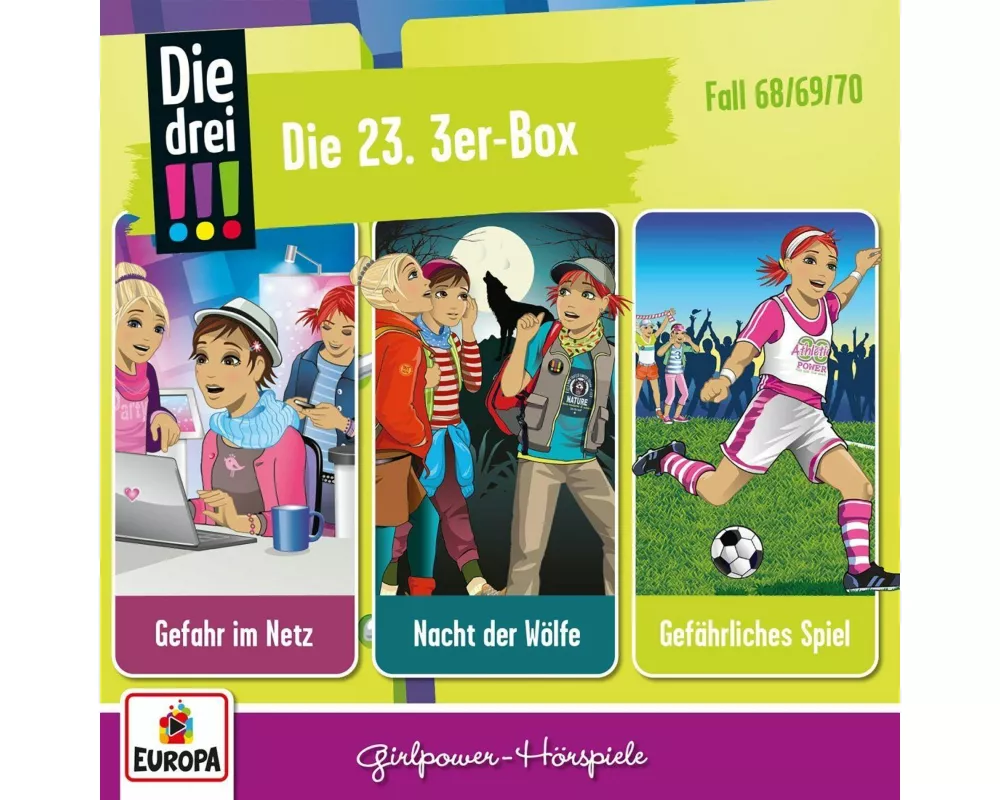 Die drei !!! 23. 3er Box - Folgen 68 - 70