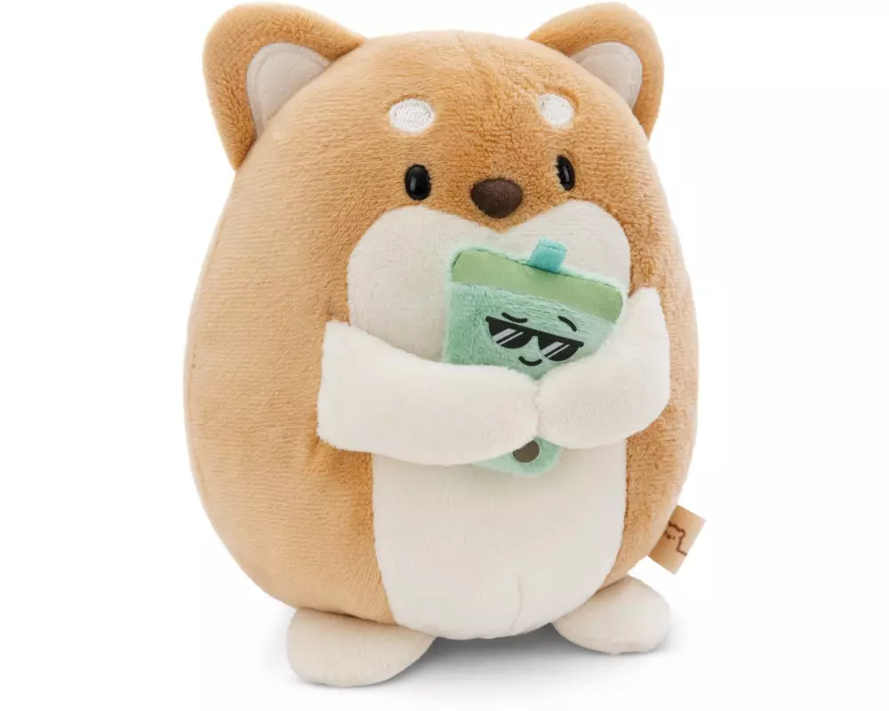 Nici Kuscheltier Hund Hiro mit Bubble Tea 27 cm