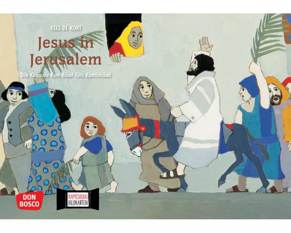 Jesus in Jerusalem. Kamishibai Bildkartenset