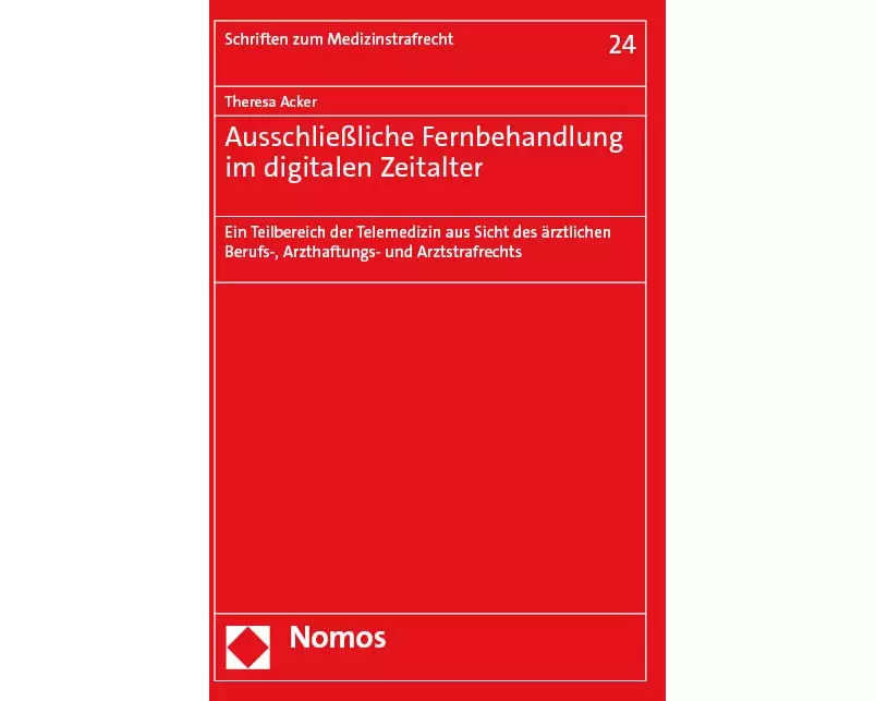 Ausschließliche Fernbehandlung im digitalen Zeitalter