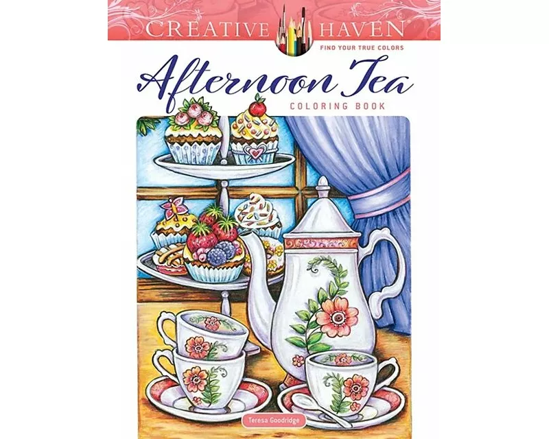 Creative Haven Afternoon Tea Coloring Book