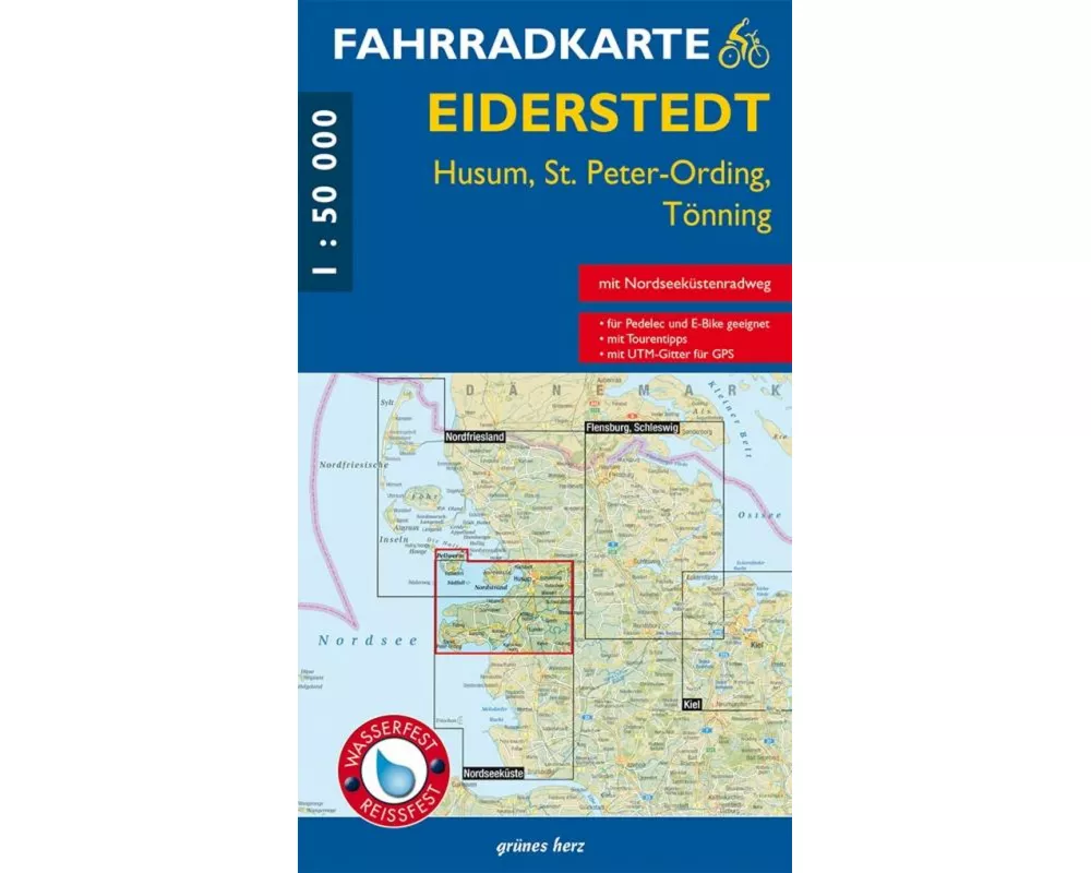 Fahrradkarte Eiderstedt