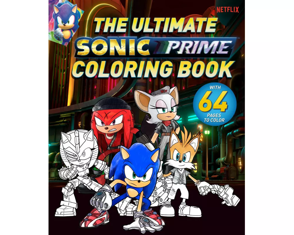The Ultimate Sonic Prime Coloring Book