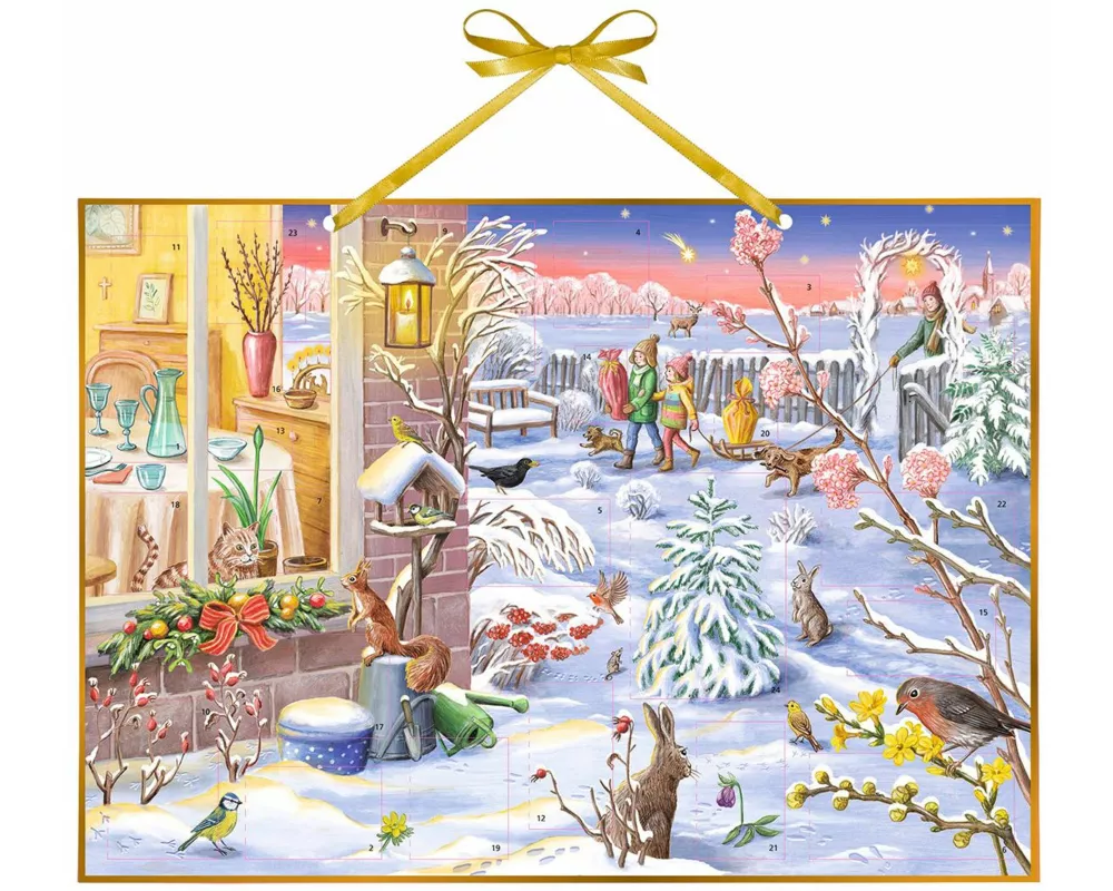 Adventskalender 'Blüten im Schnee'