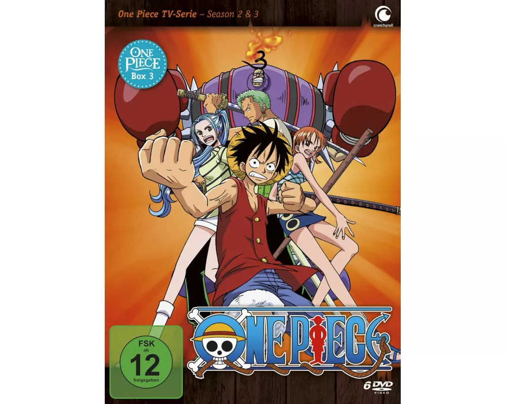 One Piece - TV-Serie - Box 3 (Episoden 62-92) [6 DVDs] NEU