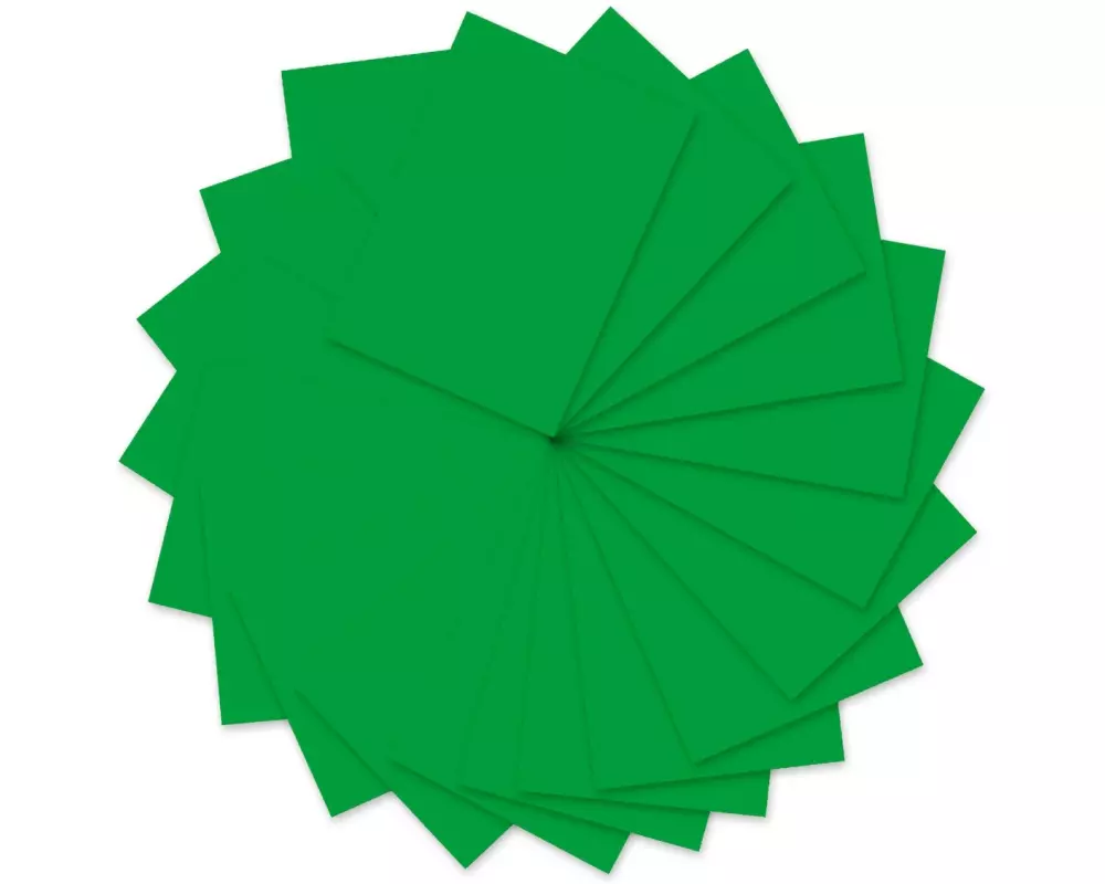 URSUS Tonzeichenpapier 50 x 70 cm, 130 g/m², 10 Blatt, Grasgrün