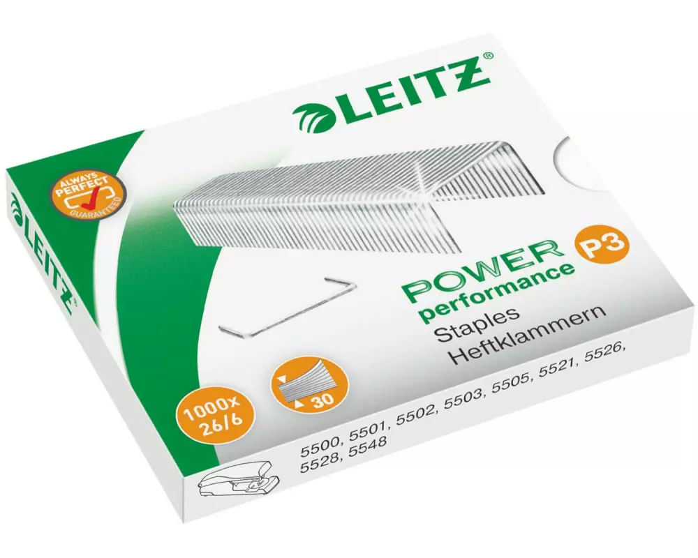 Leitz Heftklammer P3 26/6 1000 Stück