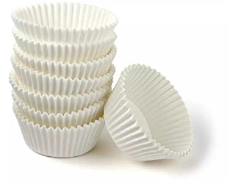 Zenker Muffin Backform Weiss, 100 Stück