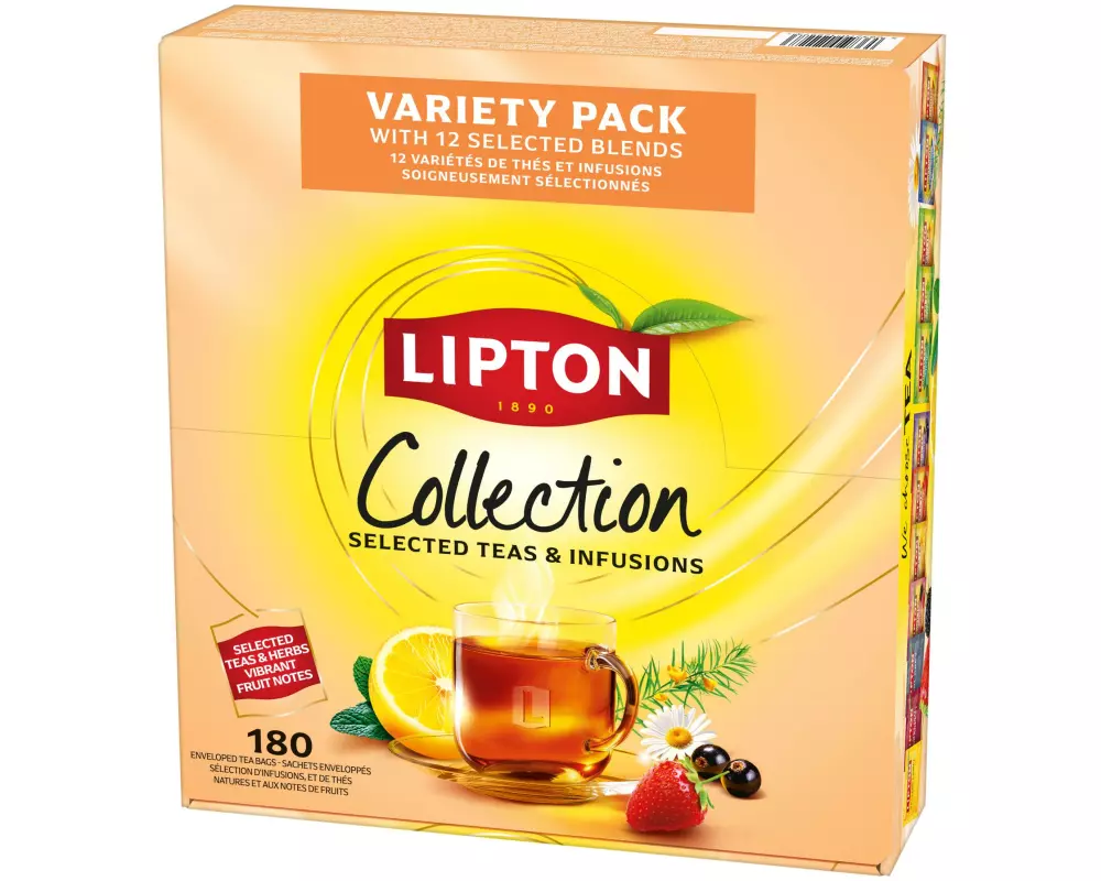 Lipton Topseller Collection mit 12 Teesorten 180 Stück