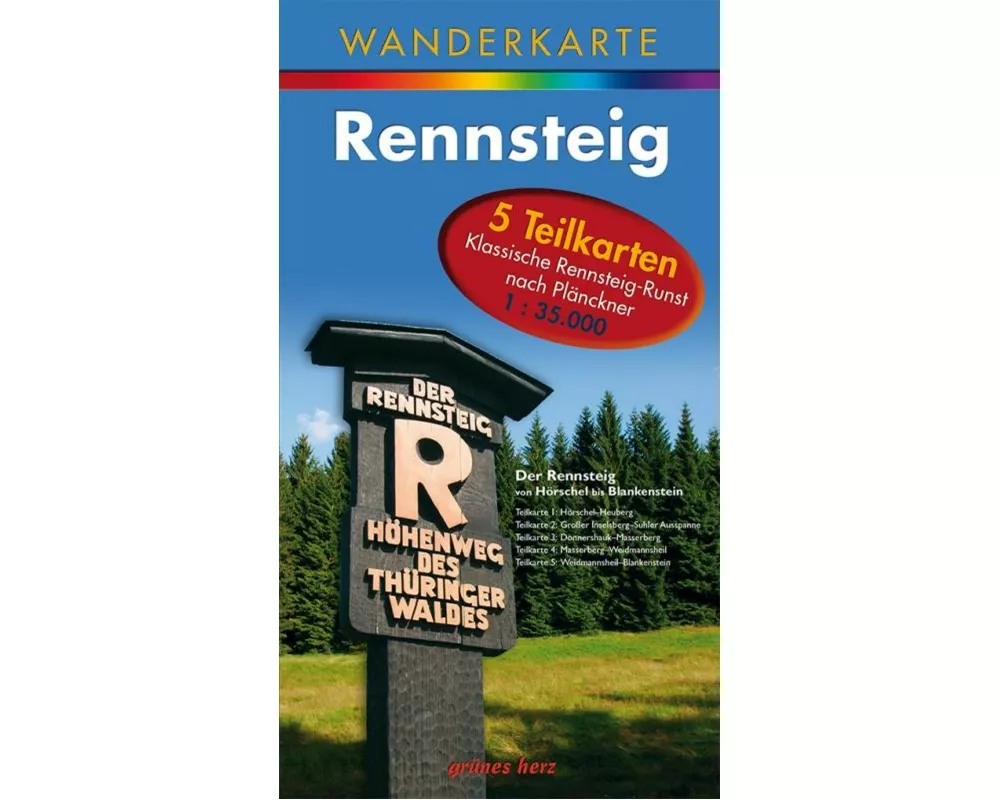 Wanderkarte Rennsteig