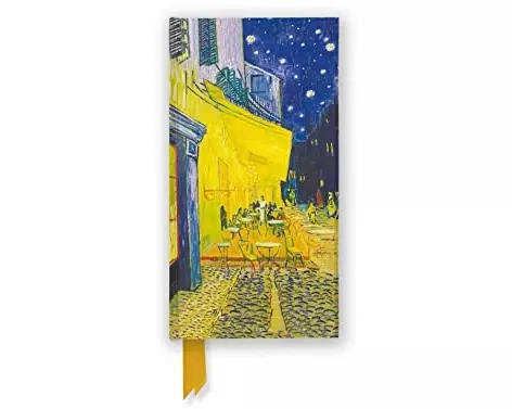 Vincent van Gogh: Café Terrace (Foiled Slimline Journal)