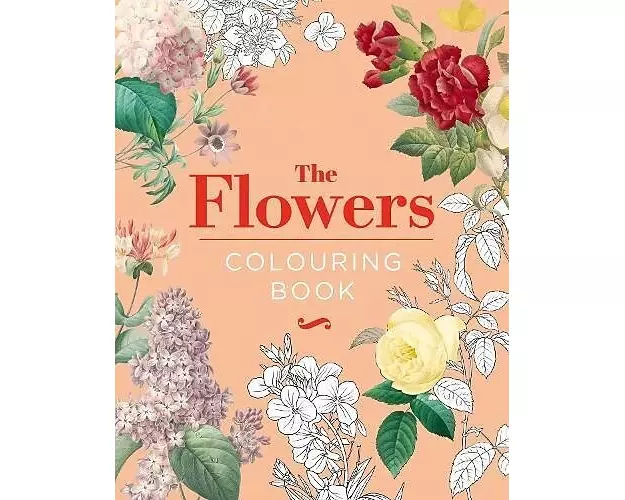 The Flowers Colouring Book