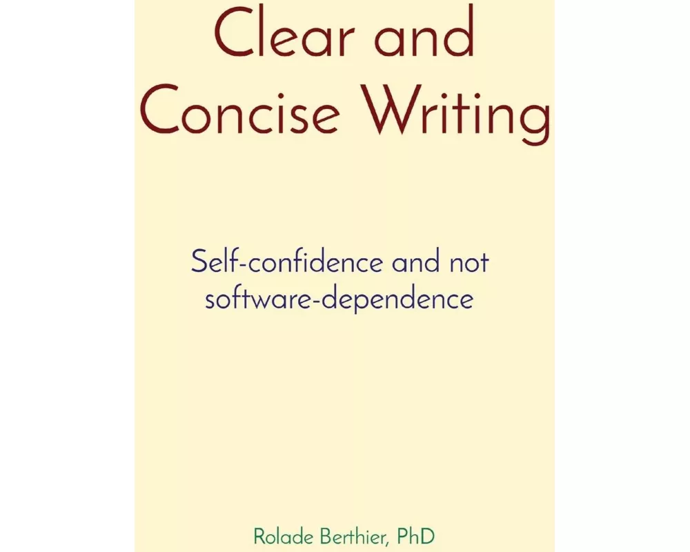 Clear and Concise Writing