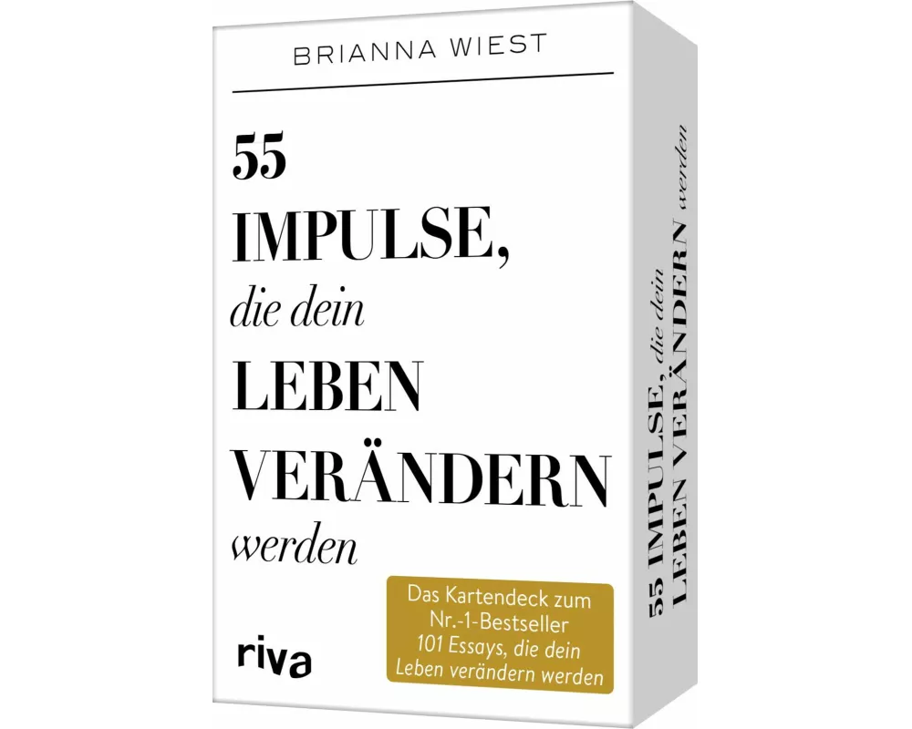 55 Impulse, die dein Leben verändern werden – Das Kartendeck zum Nr.-1-Bestseller 101 Essays, die dein Leben verändern werden