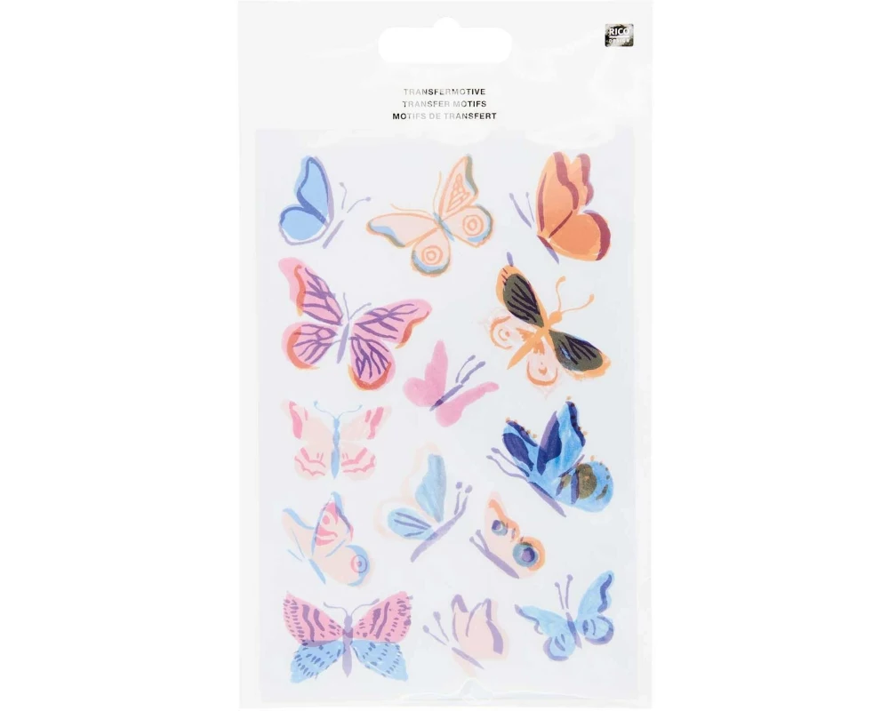 Rico Design Motivsticker Schmetterlinge 63 Stück,