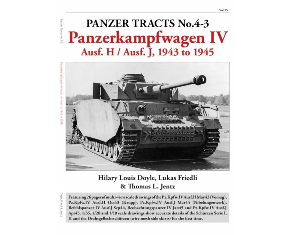 Panzer Tracts No.4-3: Panzerkampfwagen IV Ausf.H and J
