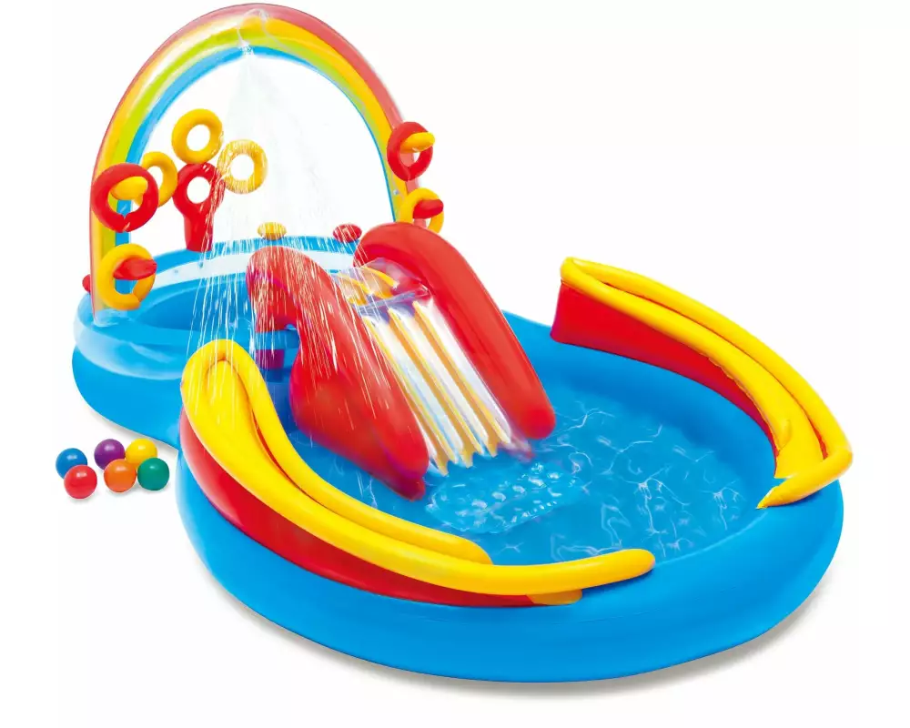 Intex Planschbecken Rainbow Ring Play Center