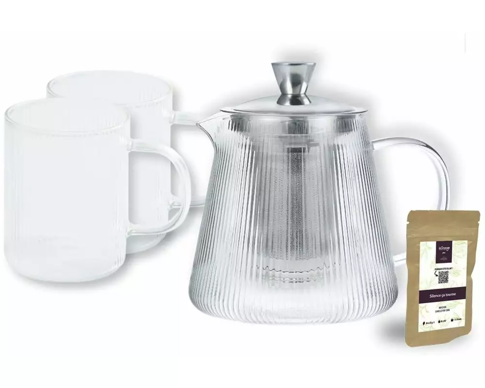 Cristel Tee-Set Darjeeling 0.8 l/1.2 l, Transparent