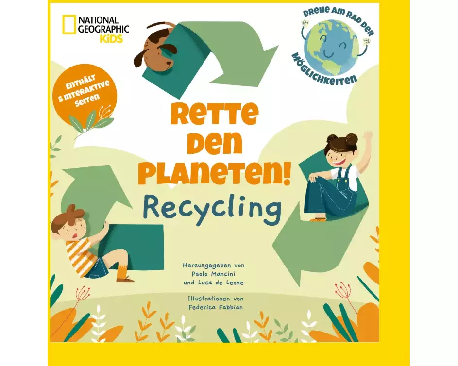 Rette den Planeten! Recycling. Enthält 5 interaktive Seiten