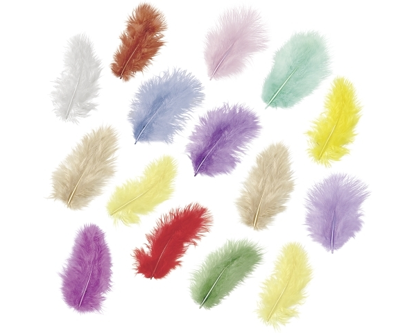 KNORR PRANDELL Marabufedern 5cm 6619991 ass. 15 Stück