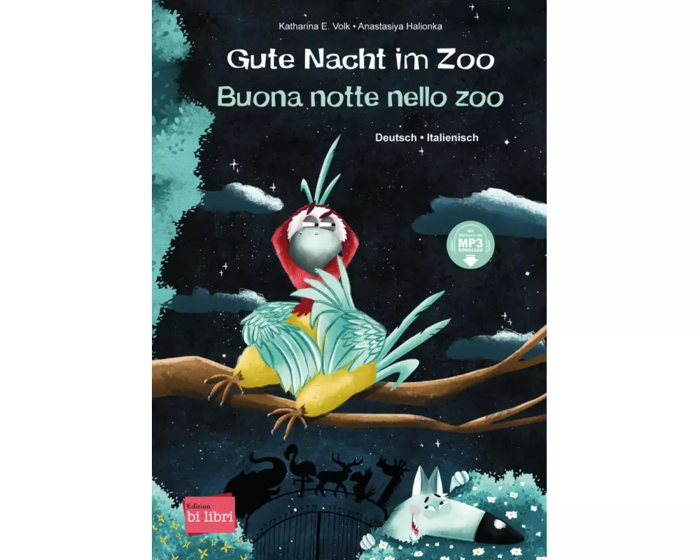 Gute Nacht im Zoo (Deutsch-Italienisch)