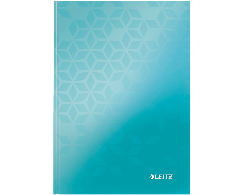 LEITZ Notizbuch WOW A5 46281051 kariert, 90g eisblau